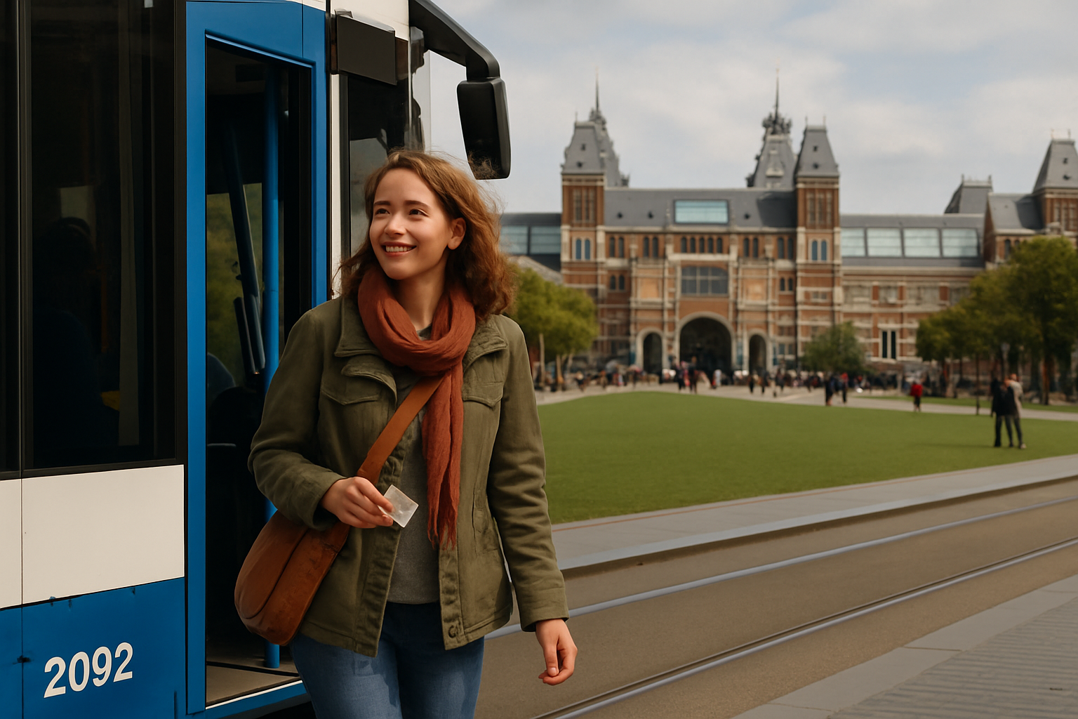 Discover Amsterdam by public transport and museum visits in Amsterdam