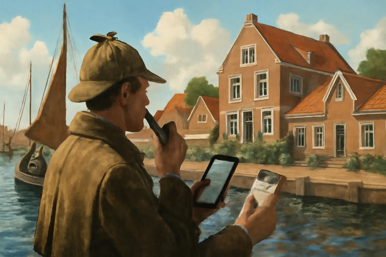 Sherlock Holmes en Bunschoten Spakenburg