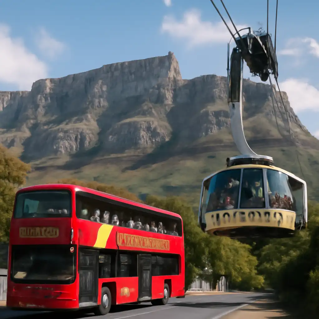 Cape Town: Hop-on Hop-off Bus Tour + Roundtrip Table Mountain Aerial Cableway