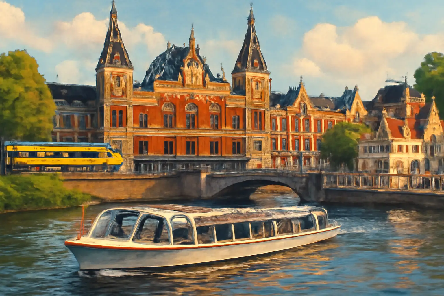 Amsterdam: Train from Schiphol Airport to Central Station