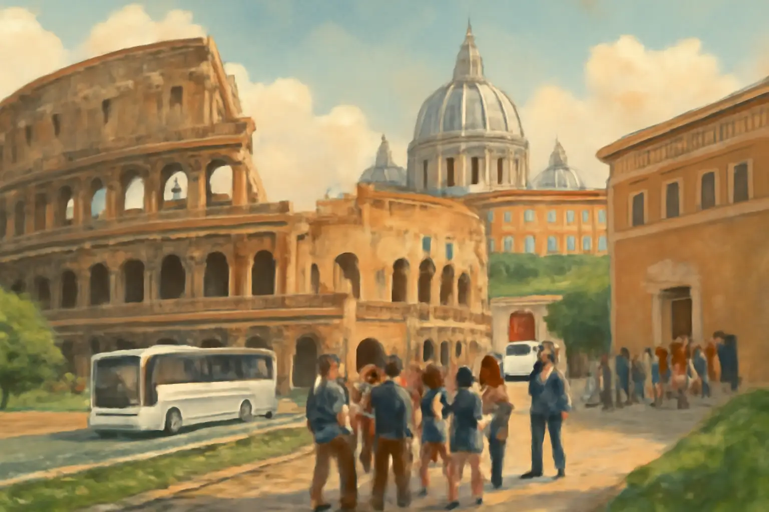Rome: Guided Tour + Colosseum, Vatican Museums & Sistine Chapel Visit