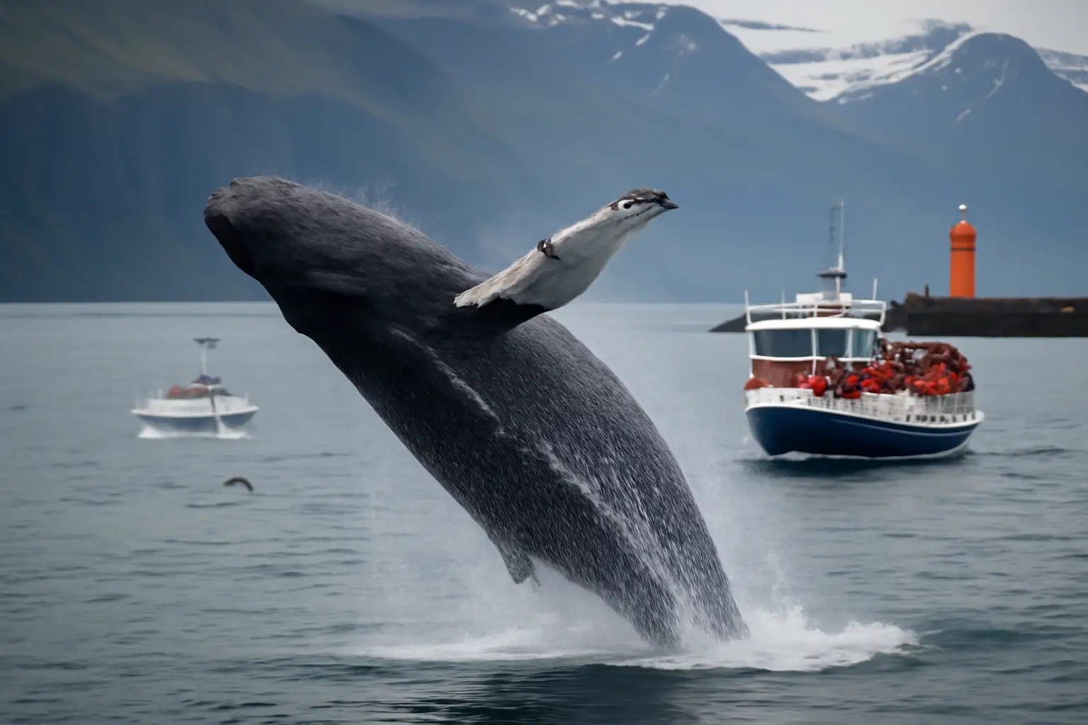 100 % avistamiento de ballenas