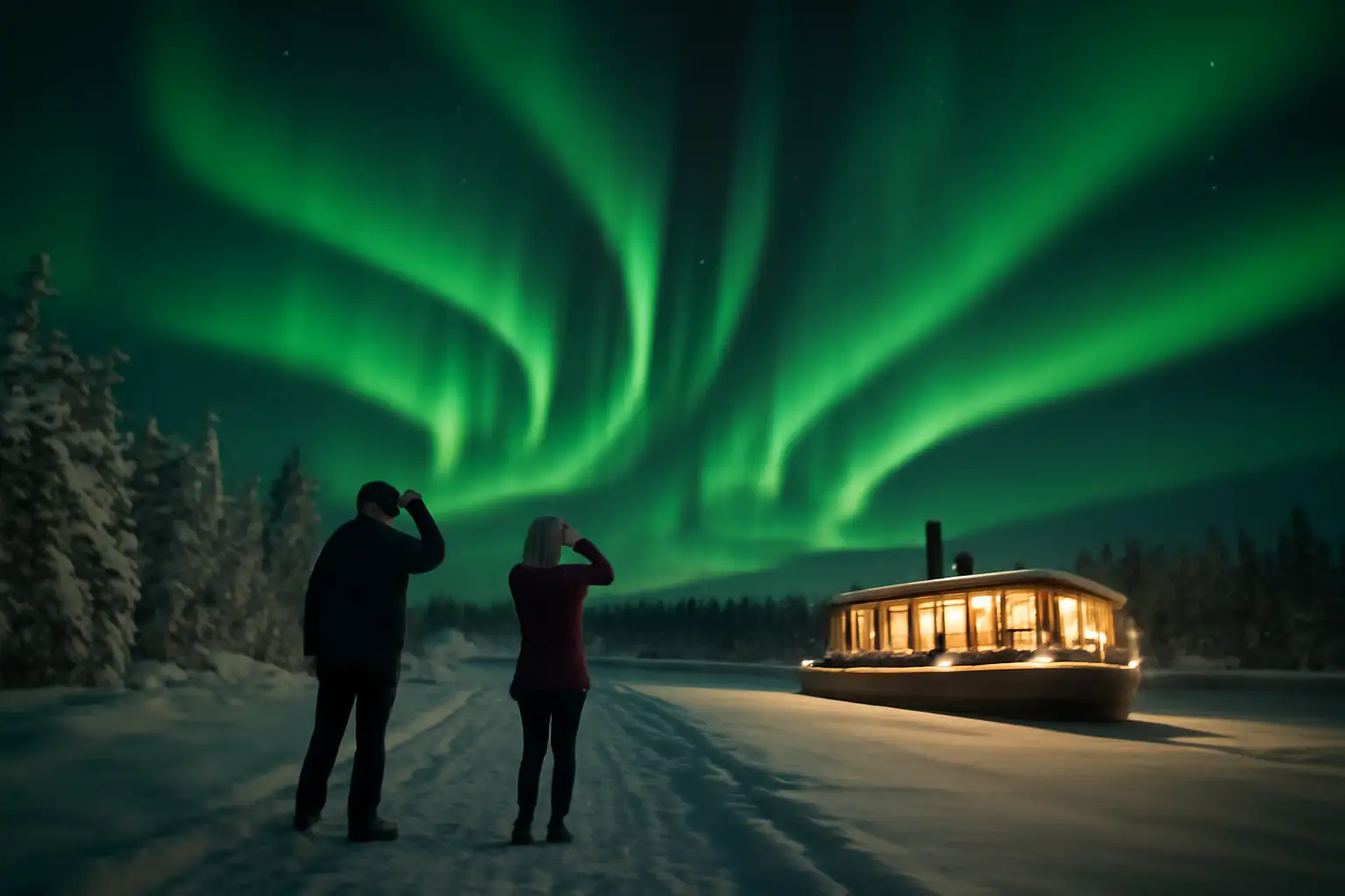 Rovaniemi Noorderlicht : geld-terug-garantie & gratis foto's