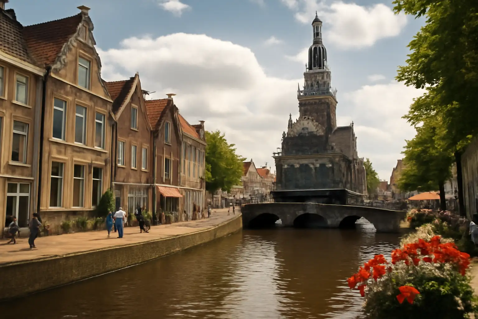 Atmospheric image of Alkmaar as inspiration for special experiences